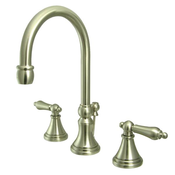 Kingston Brass 8" Widespread Bathroom Faucet, Brushed Nickel KS2988AL - main
